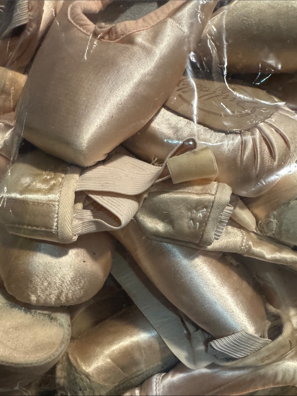 Used Pointe shoes for crafting Ballet Slippers - Pale Pink